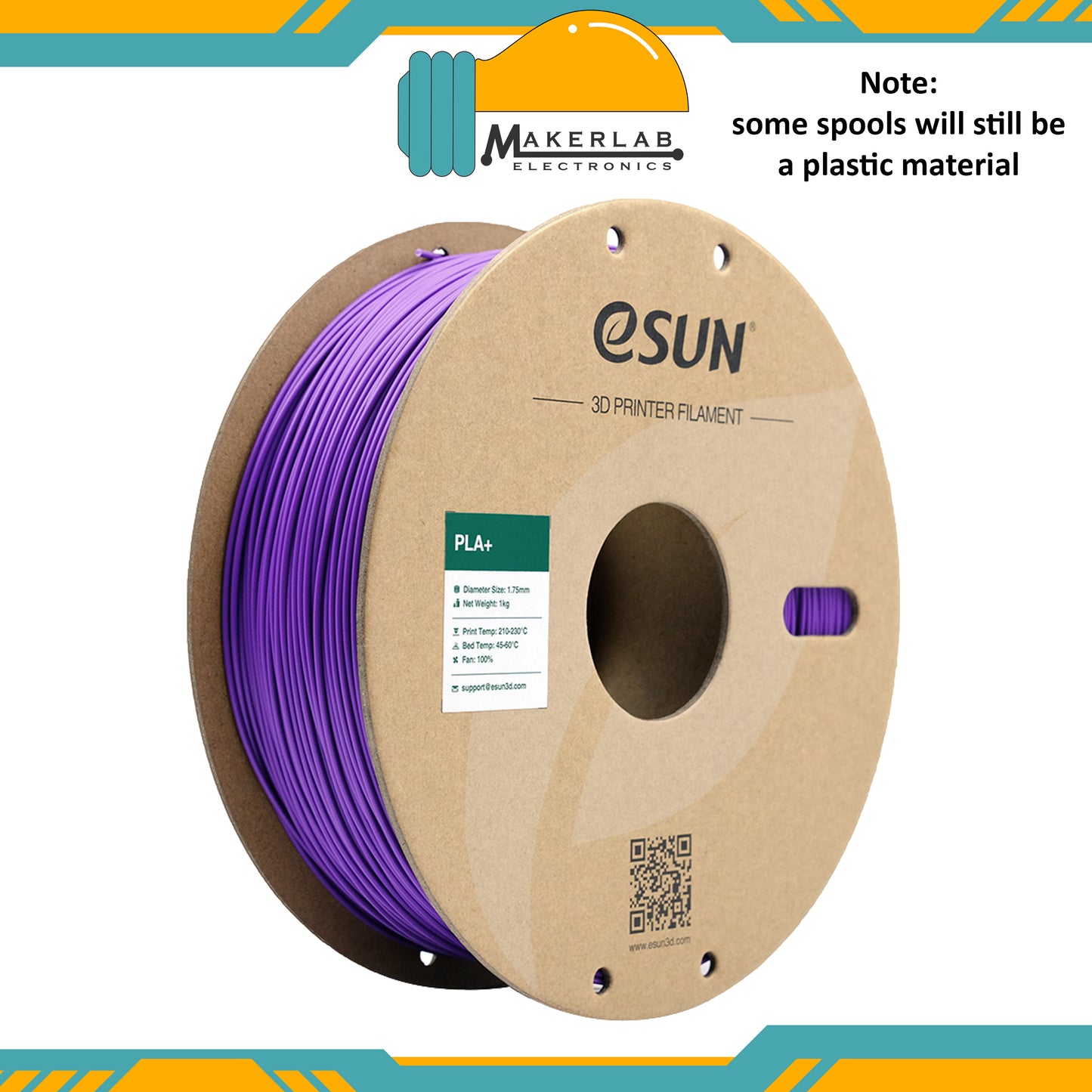 eSUN PLA+ White Black Grey Red Green Blue Yellow Orange Filament 1.75mm PLA Plus 1KG Spool for Creality 3D Printer