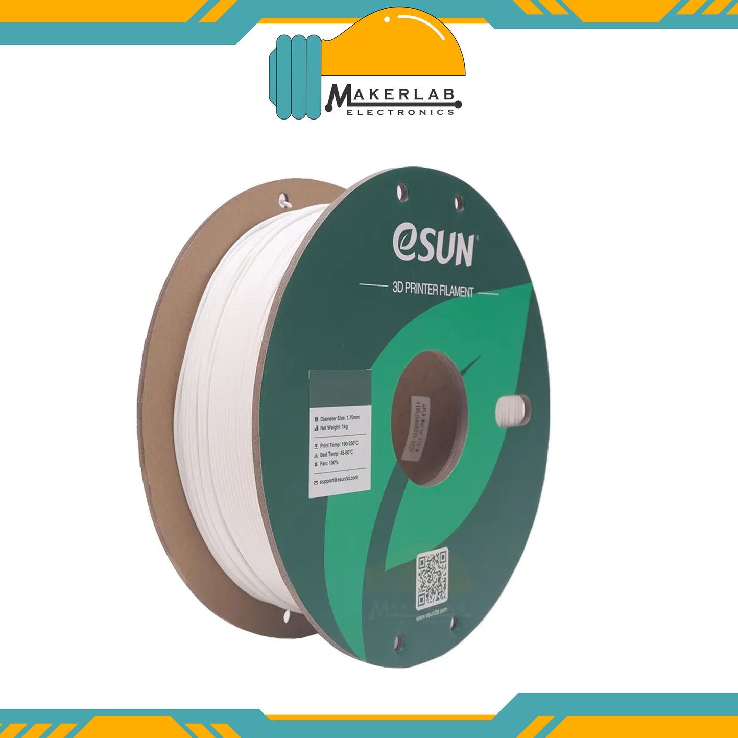 eSUN PLA+ White Black Grey Red Green Blue Yellow Orange Filament 1.75mm PLA Plus 1KG Spool for Creality 3D Printer