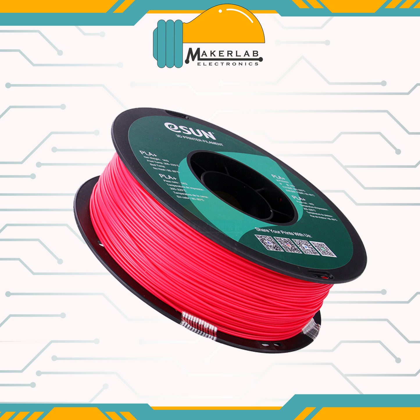 eSUN PLA+ White Black Grey Red Green Blue Yellow Orange Filament 1.75mm PLA Plus 1KG Spool for Creality 3D Printer