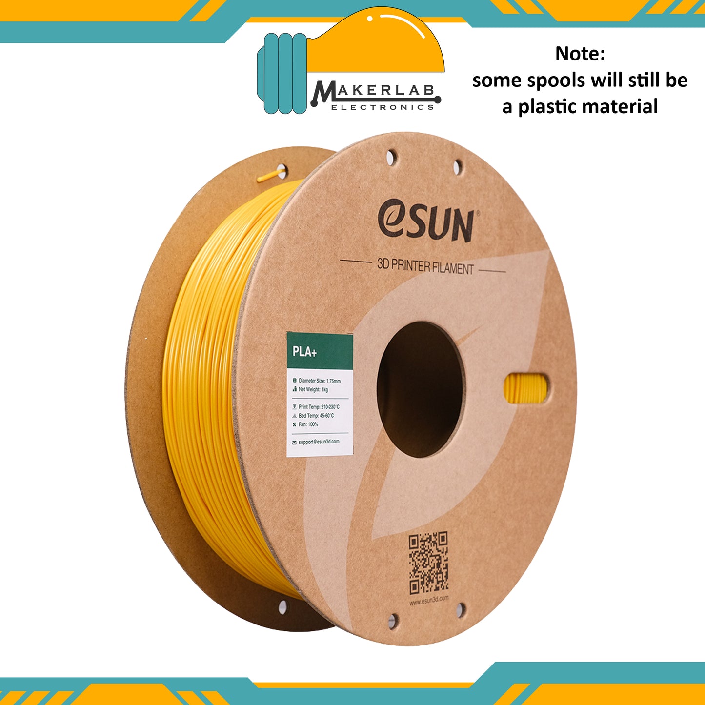 eSUN PLA+ White Black Grey Red Green Blue Yellow Orange Filament 1.75mm PLA Plus 1KG Spool for Creality 3D Printer