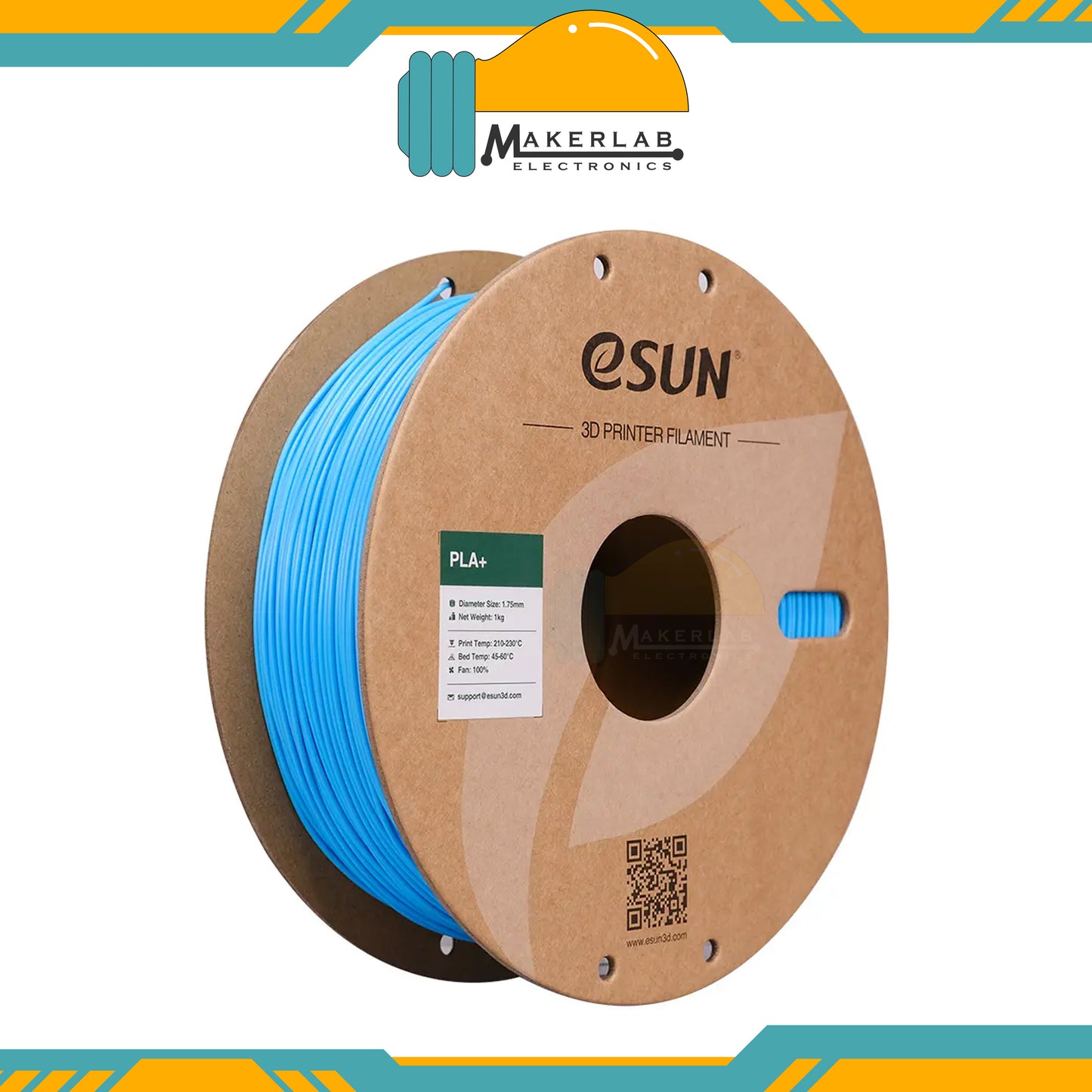 eSUN PLA+ White Black Grey Red Green Blue Yellow Orange Filament 1.75mm PLA Plus 1KG Spool for Creality 3D Printer