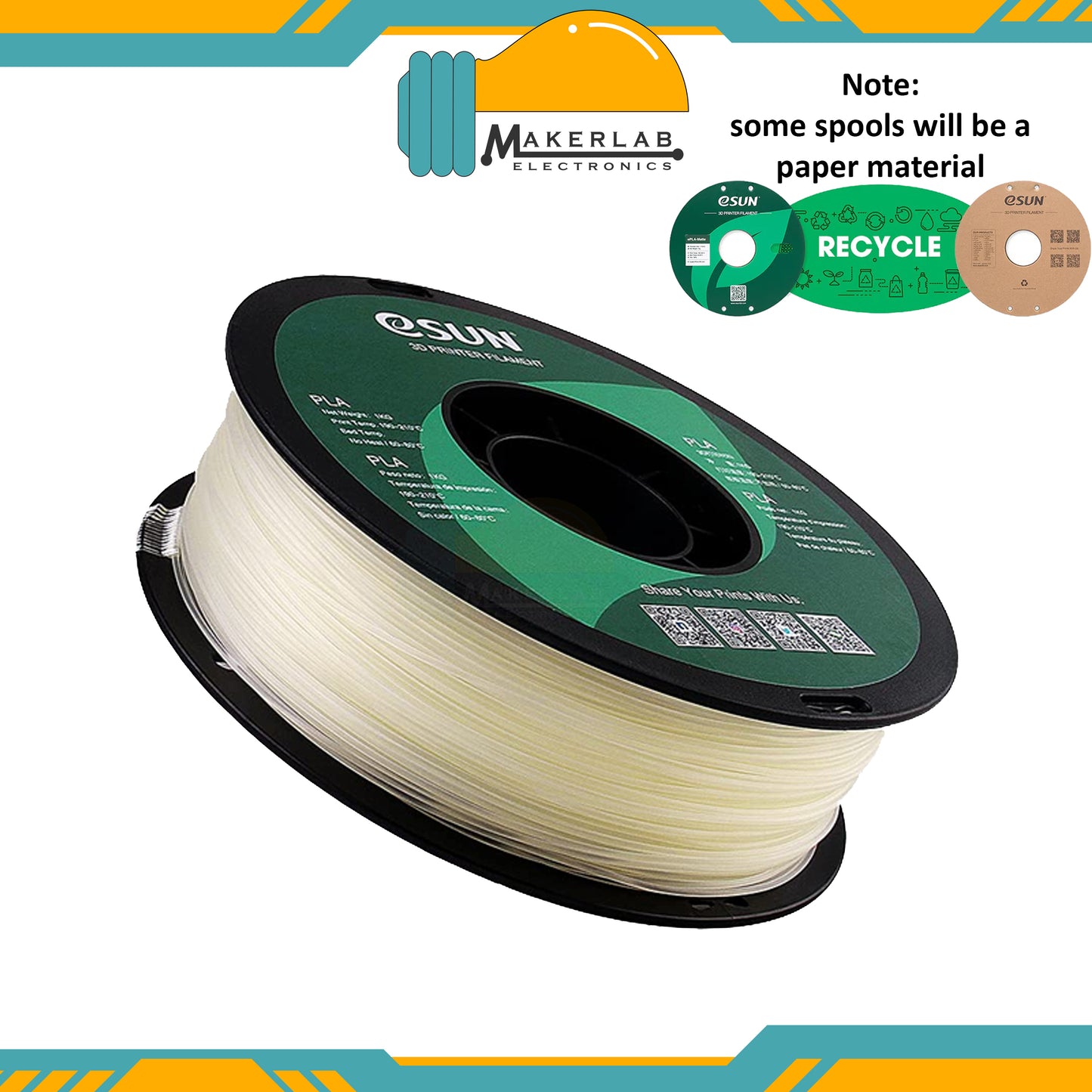 eSUN PLA+ White Black Grey Red Green Blue Yellow Orange Filament 1.75mm PLA Plus 1KG Spool for Creality 3D Printer