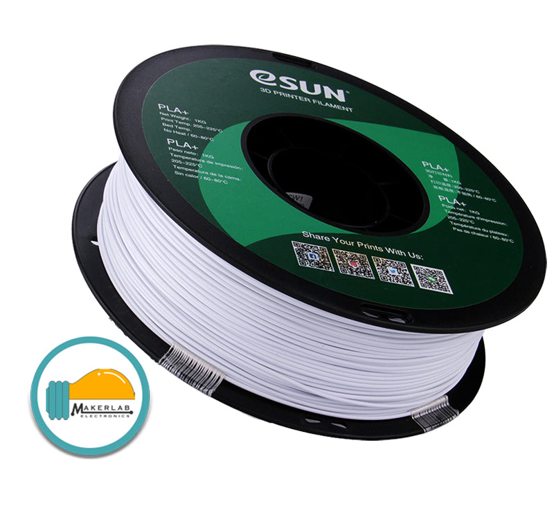 eSUN PLA+ White Black Grey Red Green Blue Yellow Orange Filament 1.75mm PLA Plus 1KG Spool for Creality 3D Printer