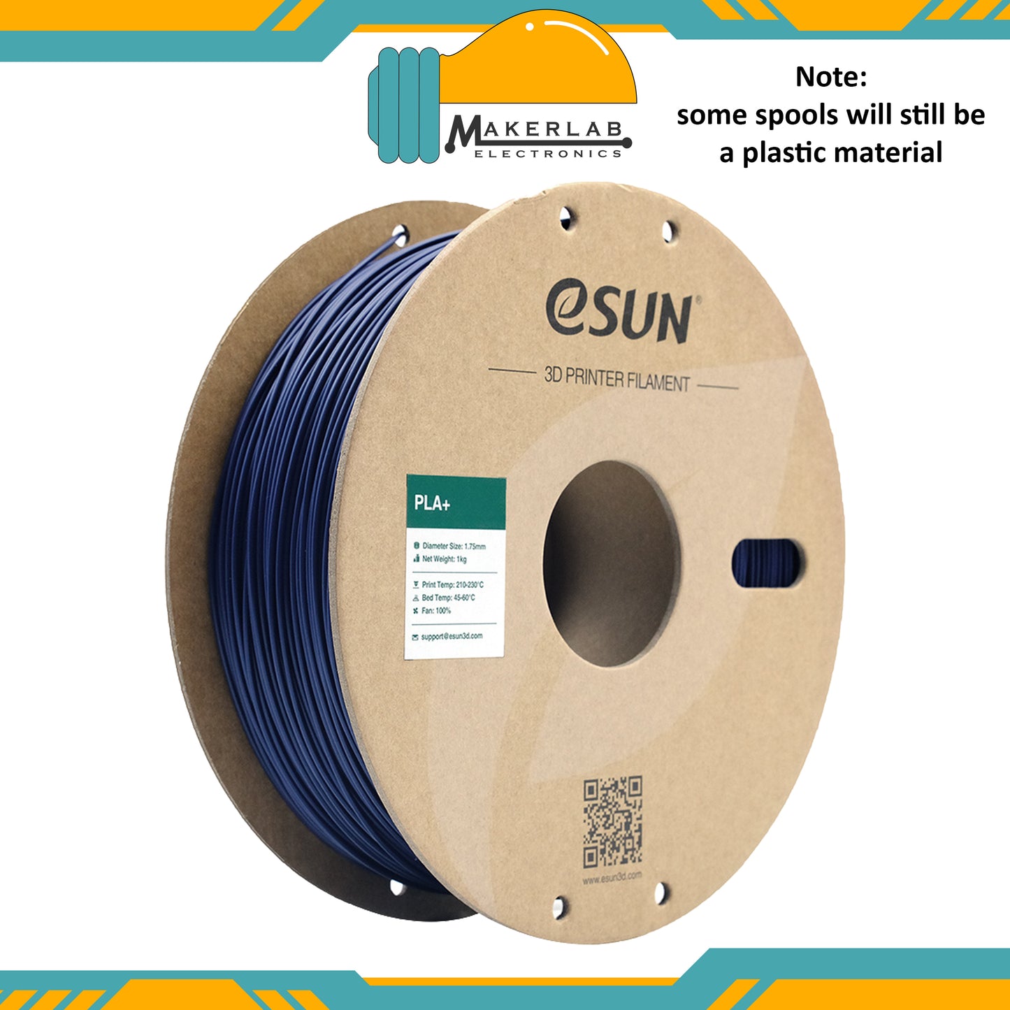 eSUN PLA+ White Black Grey Red Green Blue Yellow Orange Filament 1.75mm PLA Plus 1KG Spool for Creality 3D Printer