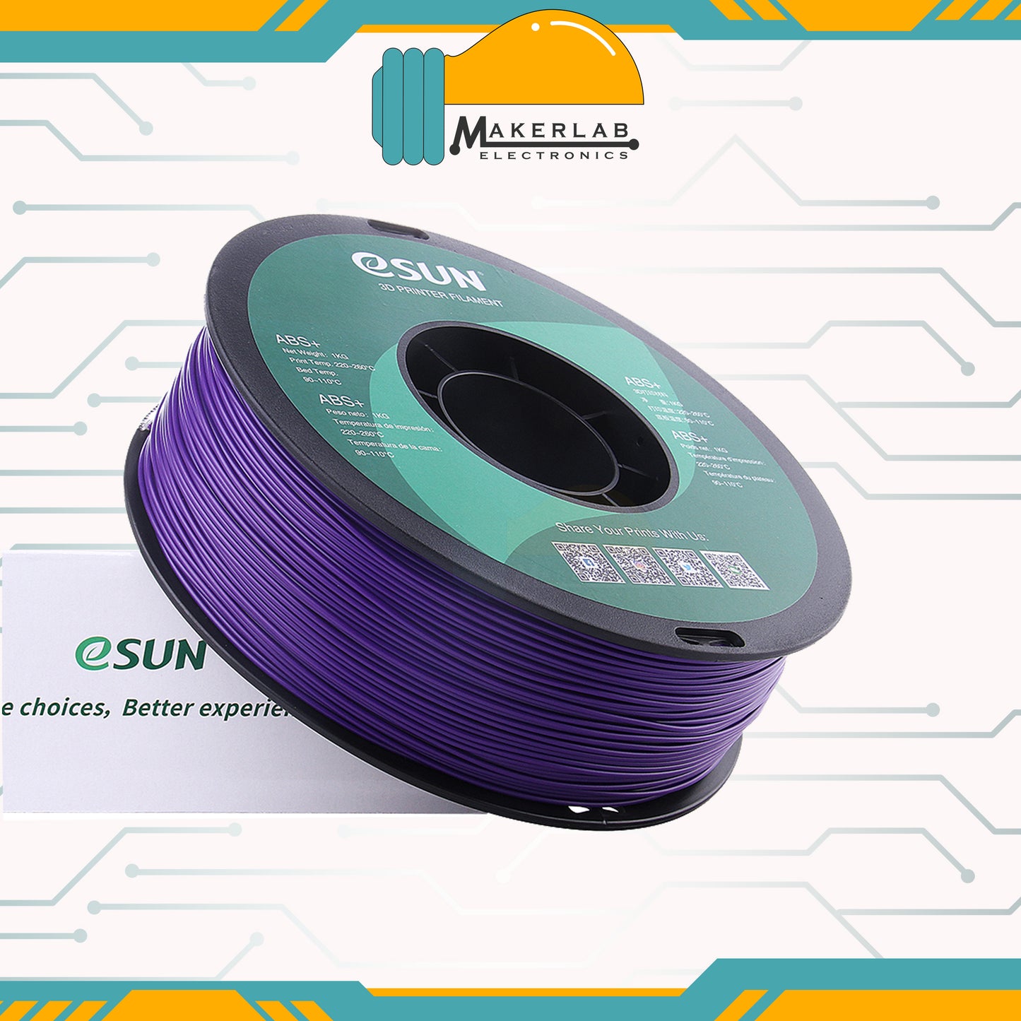 eSUN ABS+ FILAMENT 1.75mm 1KG