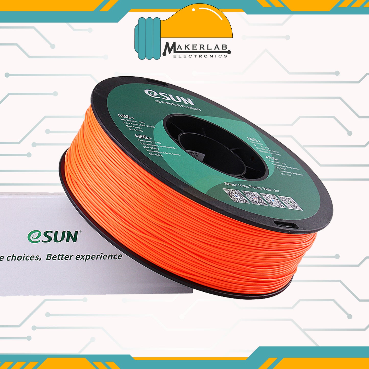 eSUN ABS+ FILAMENT 1.75mm 1KG