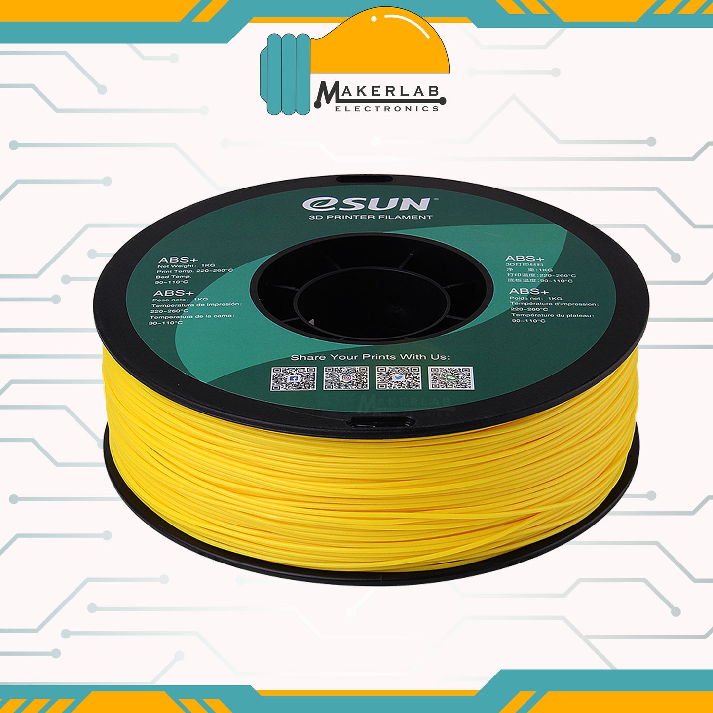 eSUN ABS+ FILAMENT 1.75mm 1KG