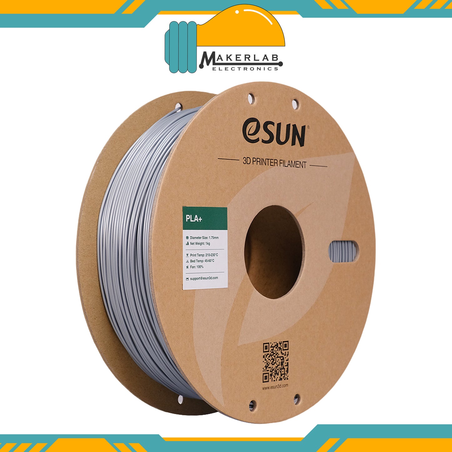 eSUN PLA+ White Black Grey Red Green Blue Yellow Orange Filament 1.75mm PLA Plus 1KG Spool for Creality 3D Printer