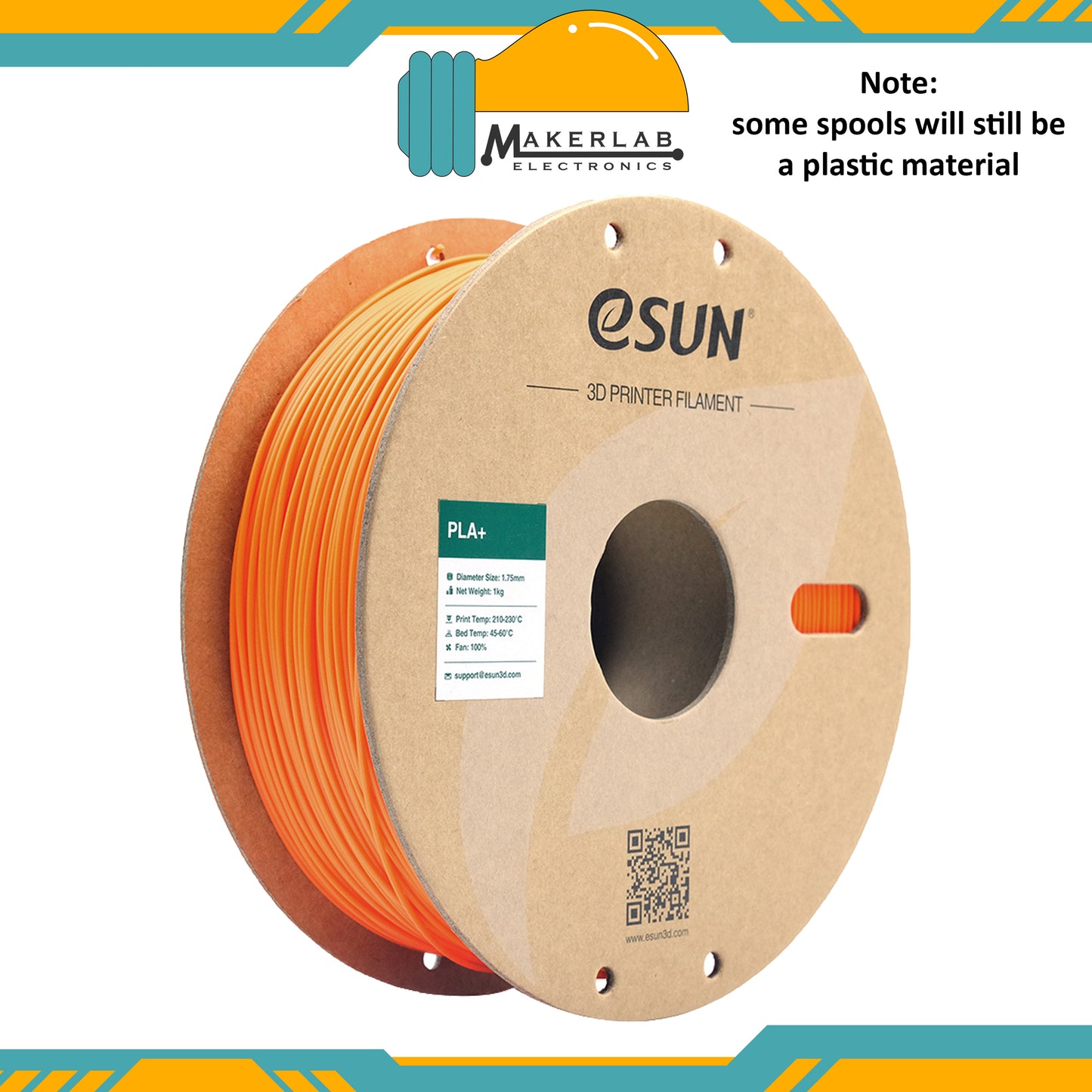 eSUN PLA+ White Black Grey Red Green Blue Yellow Orange Filament 1.75mm PLA Plus 1KG Spool for Creality 3D Printer