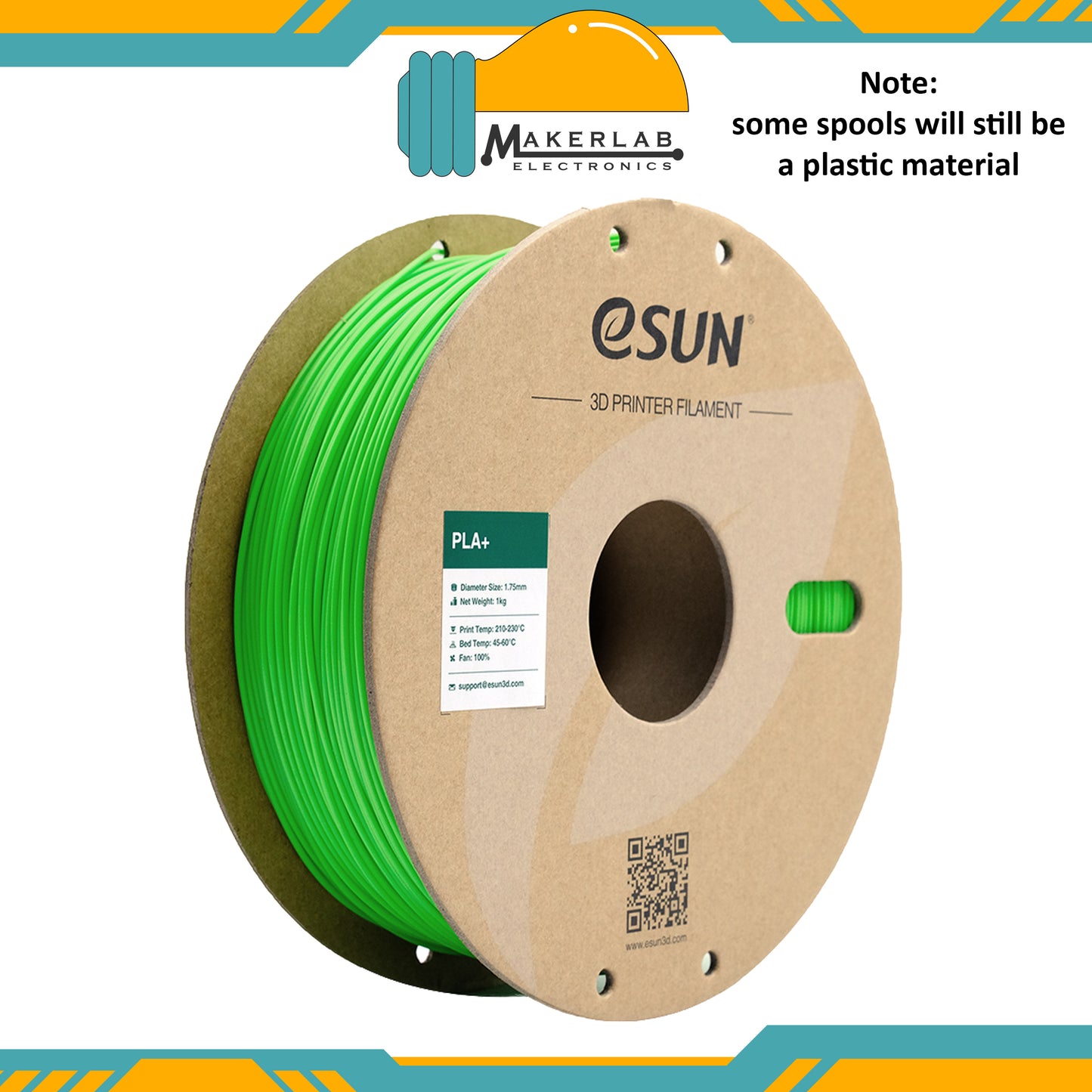 eSUN PLA+ White Black Grey Red Green Blue Yellow Orange Filament 1.75mm PLA Plus 1KG Spool for Creality 3D Printer